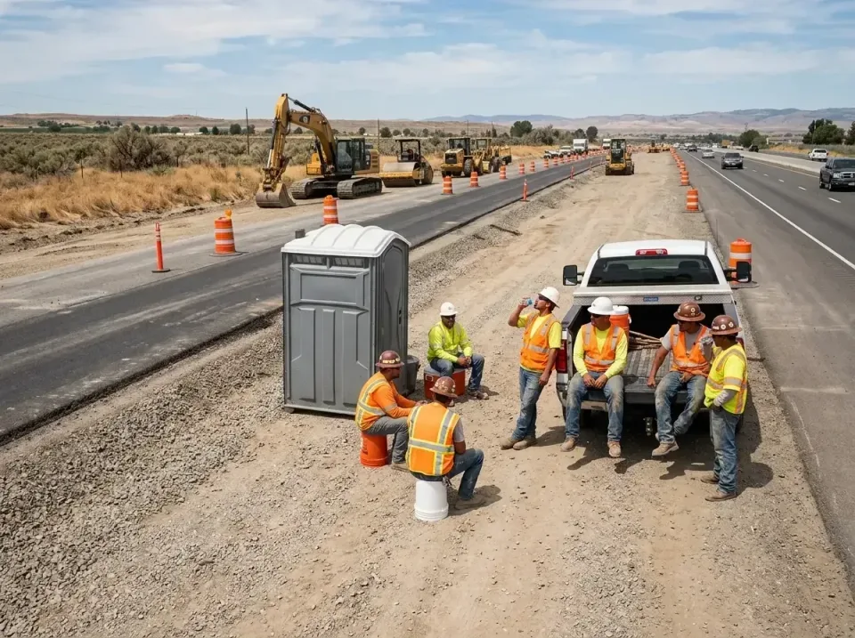highway-road-construction-crew-007 — frequently asked questions, Porta Potty and Restroom Rentals in Evansdale, IA